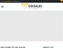 Tablet Screenshot of cdisales.com